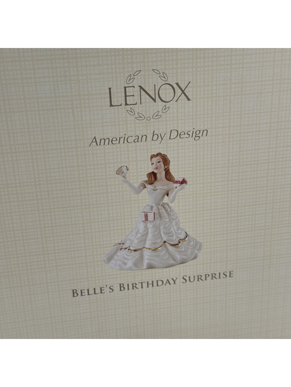 Lenox Disney Beauty and the Beast Belle's Birthday Surprise 5.5" Figurine SEALED